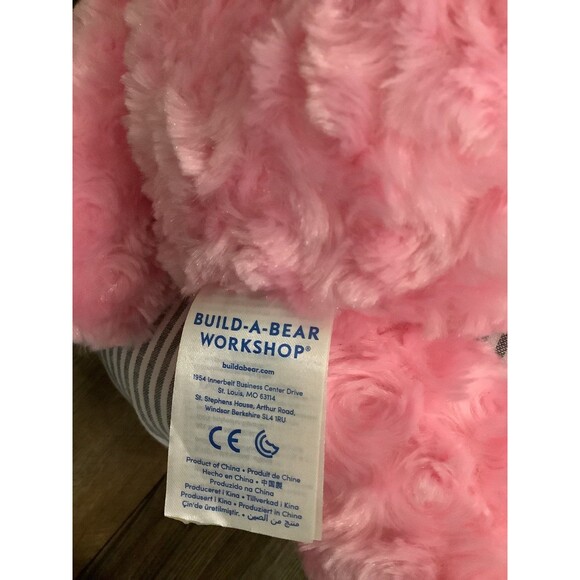 Pink Cuddles Teddy BAB Build a bear workshop. - Picture 3 of 11